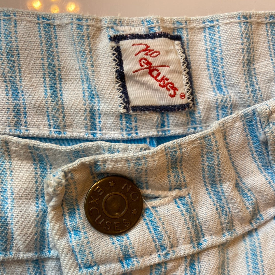 1980s Ticking Stripe Shorts