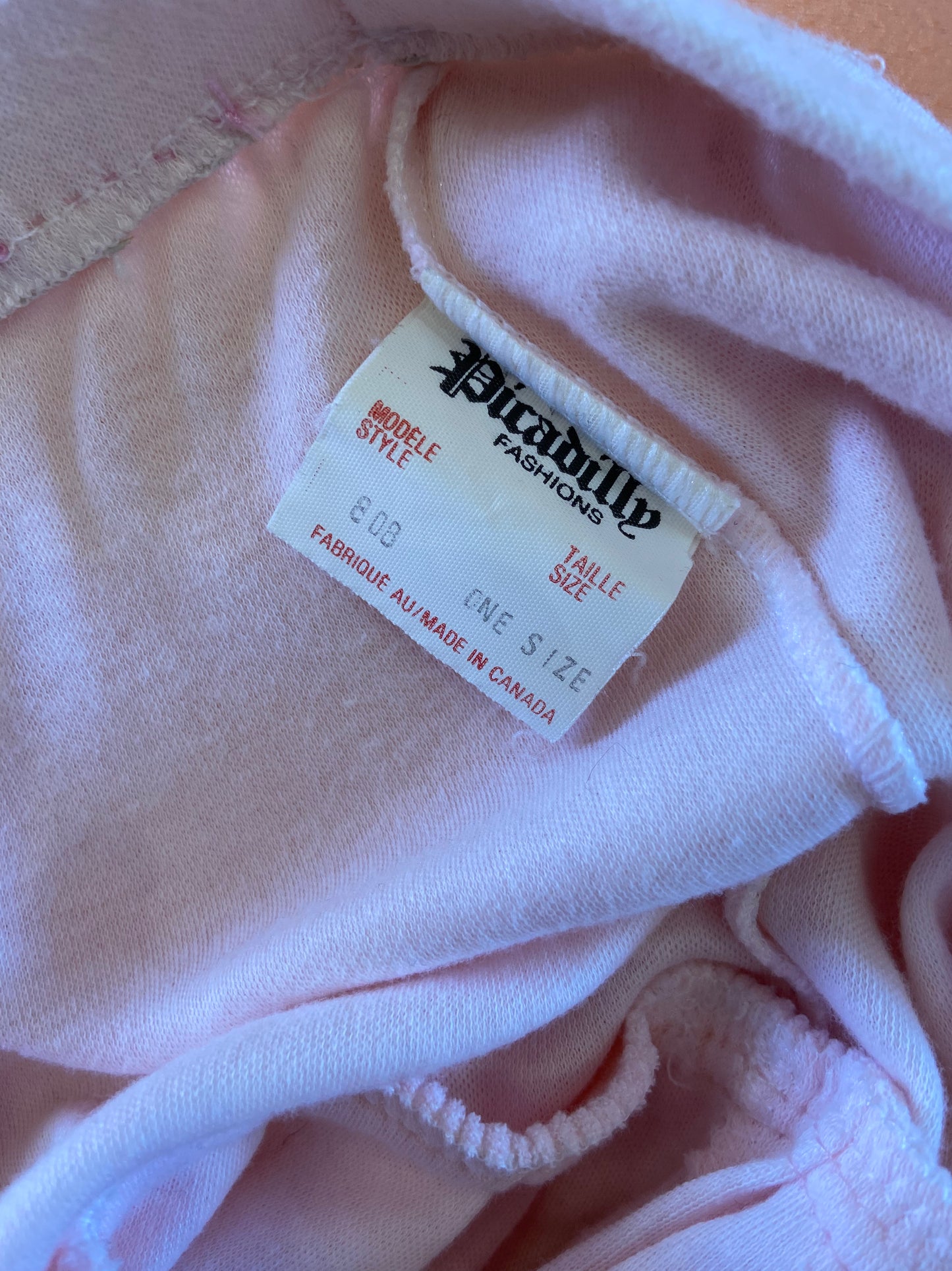 1970s Picadilly Fashions Blush Pink Pleated Midi Skirt