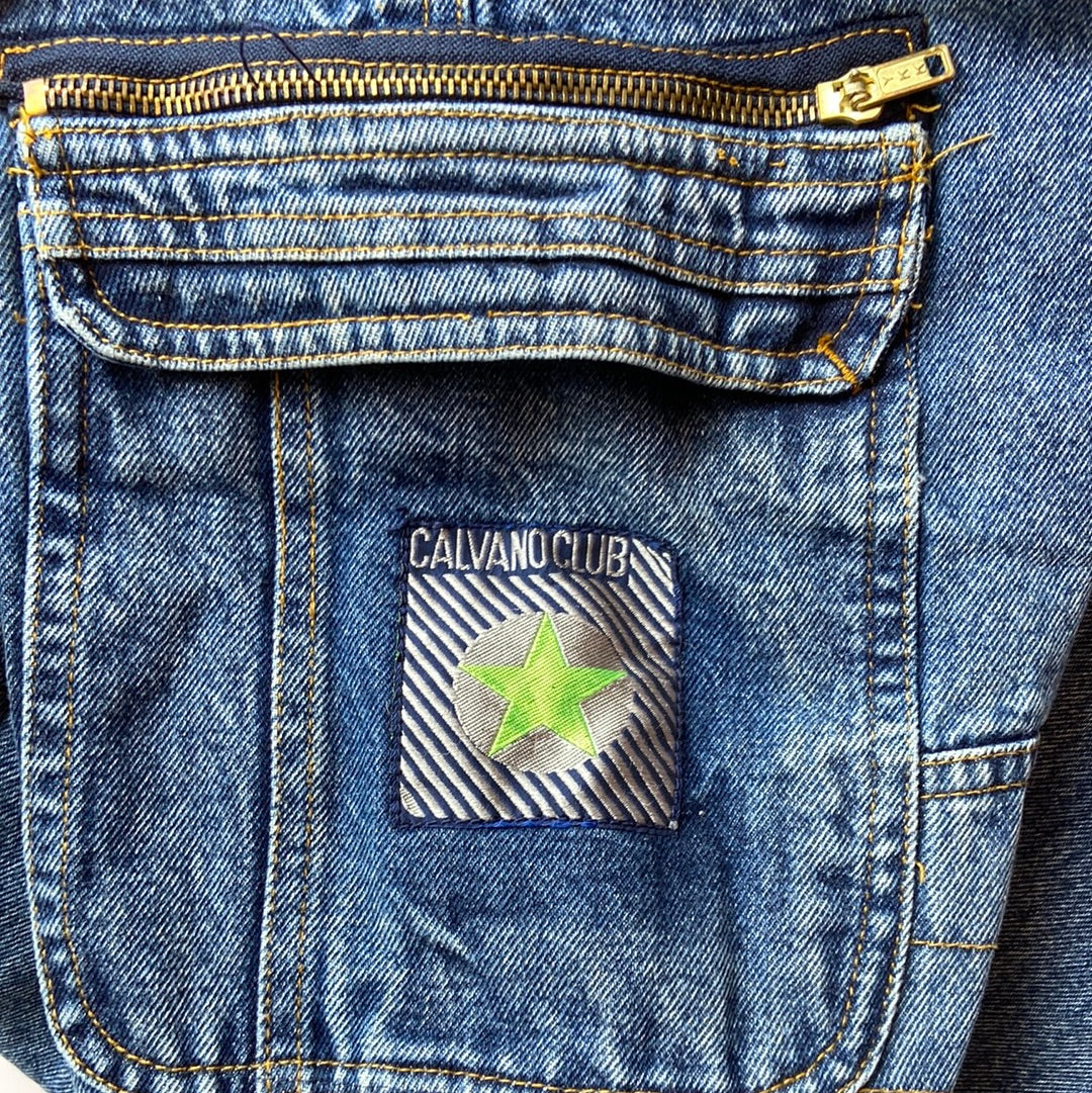 1980s Pleated Denim