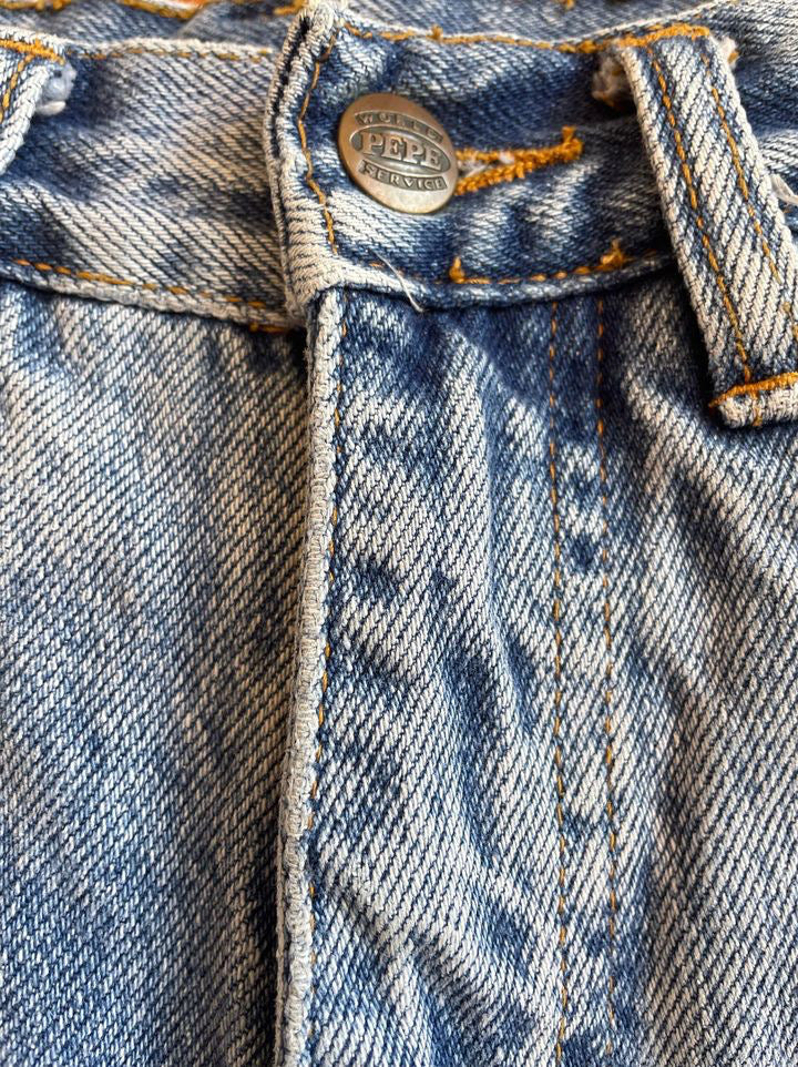 90’s PEPE Label High Waisted Denim Shorts