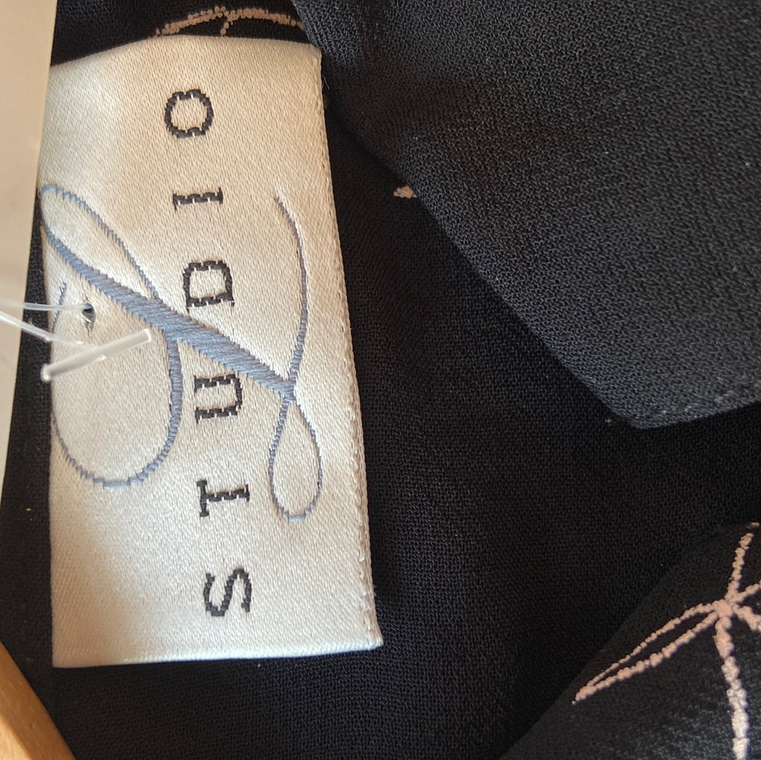 1990s Sheer Cropped Button Down