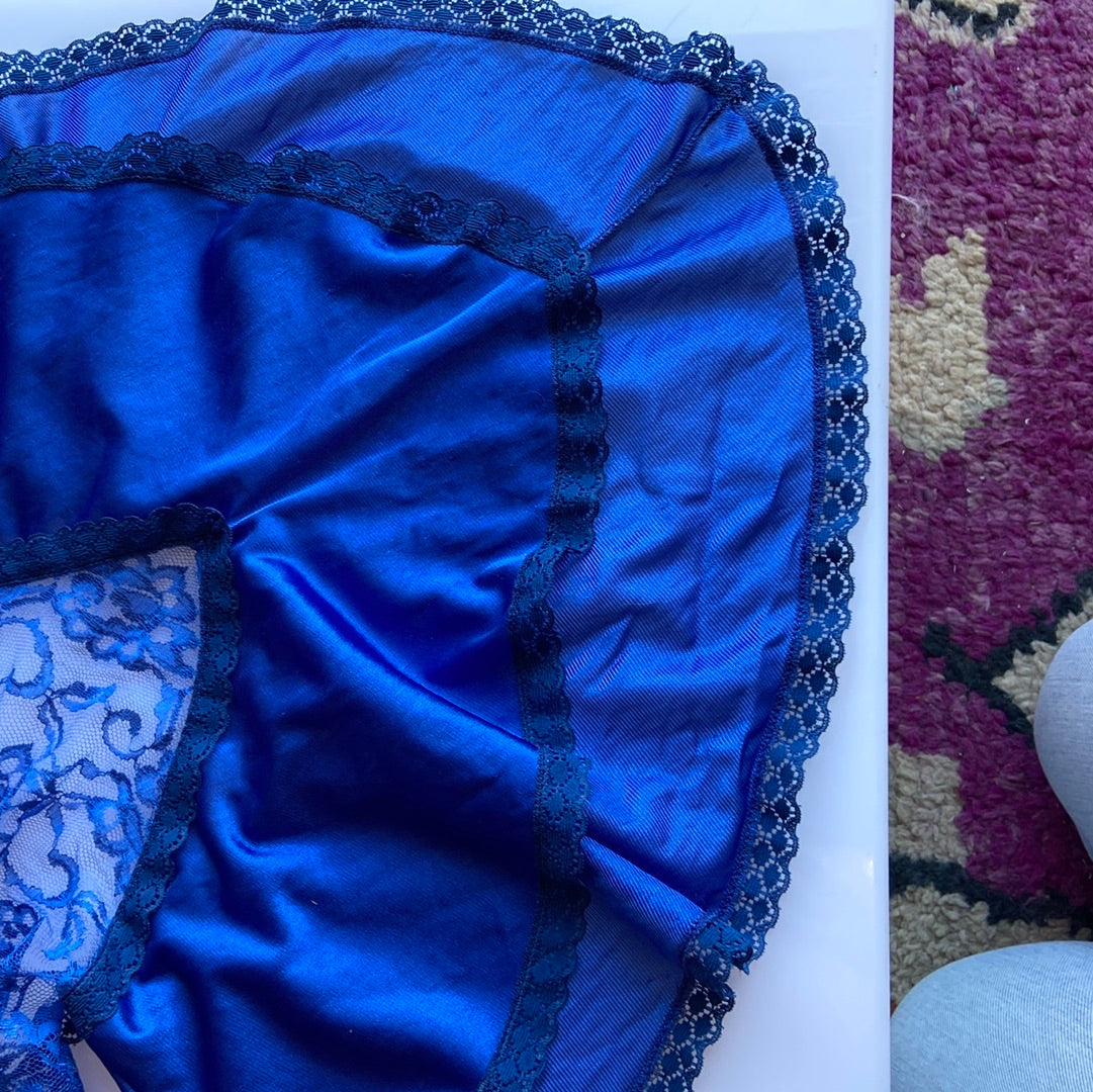 Cobalt Blue Open Teddy