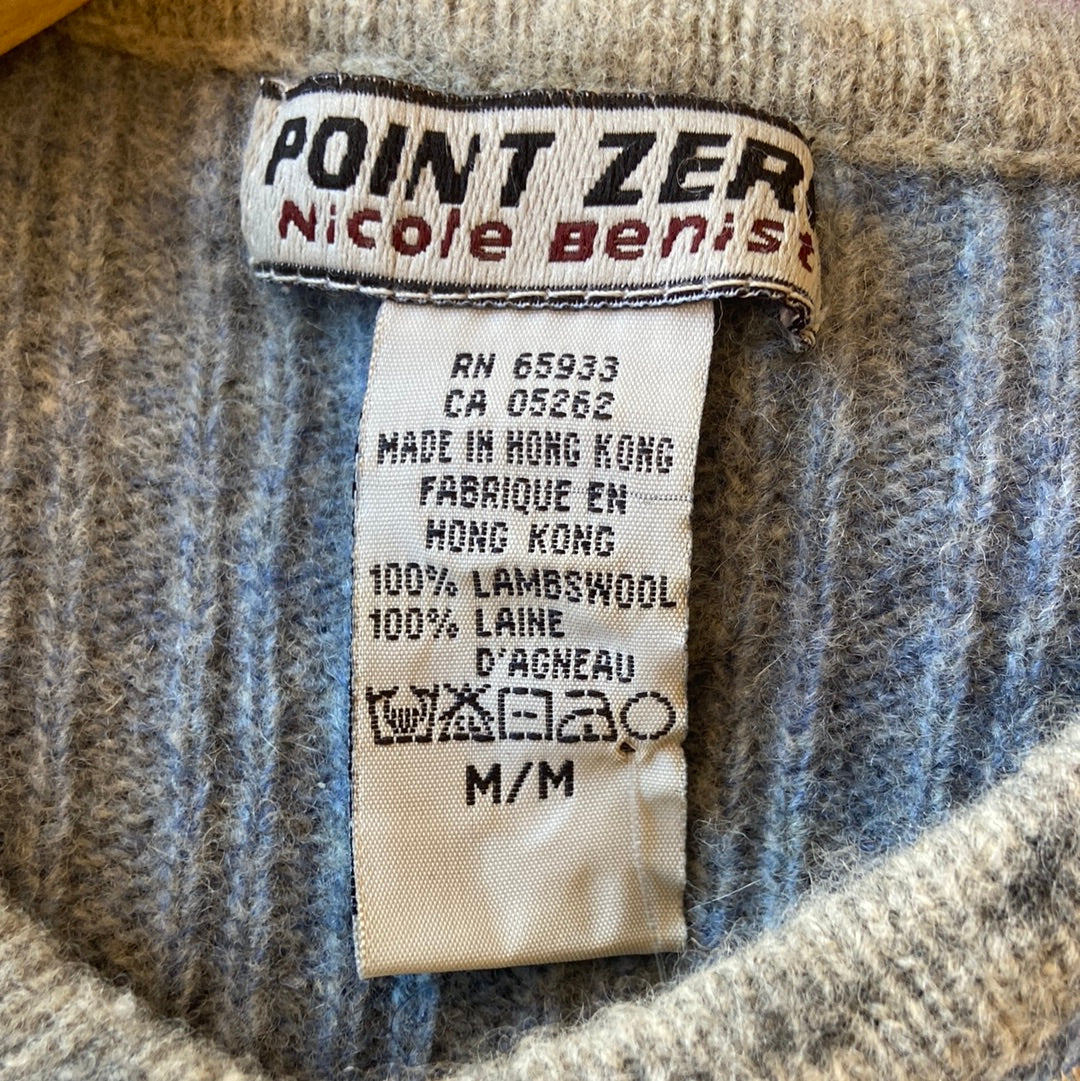Light Blue Lambswool Sweater Vest