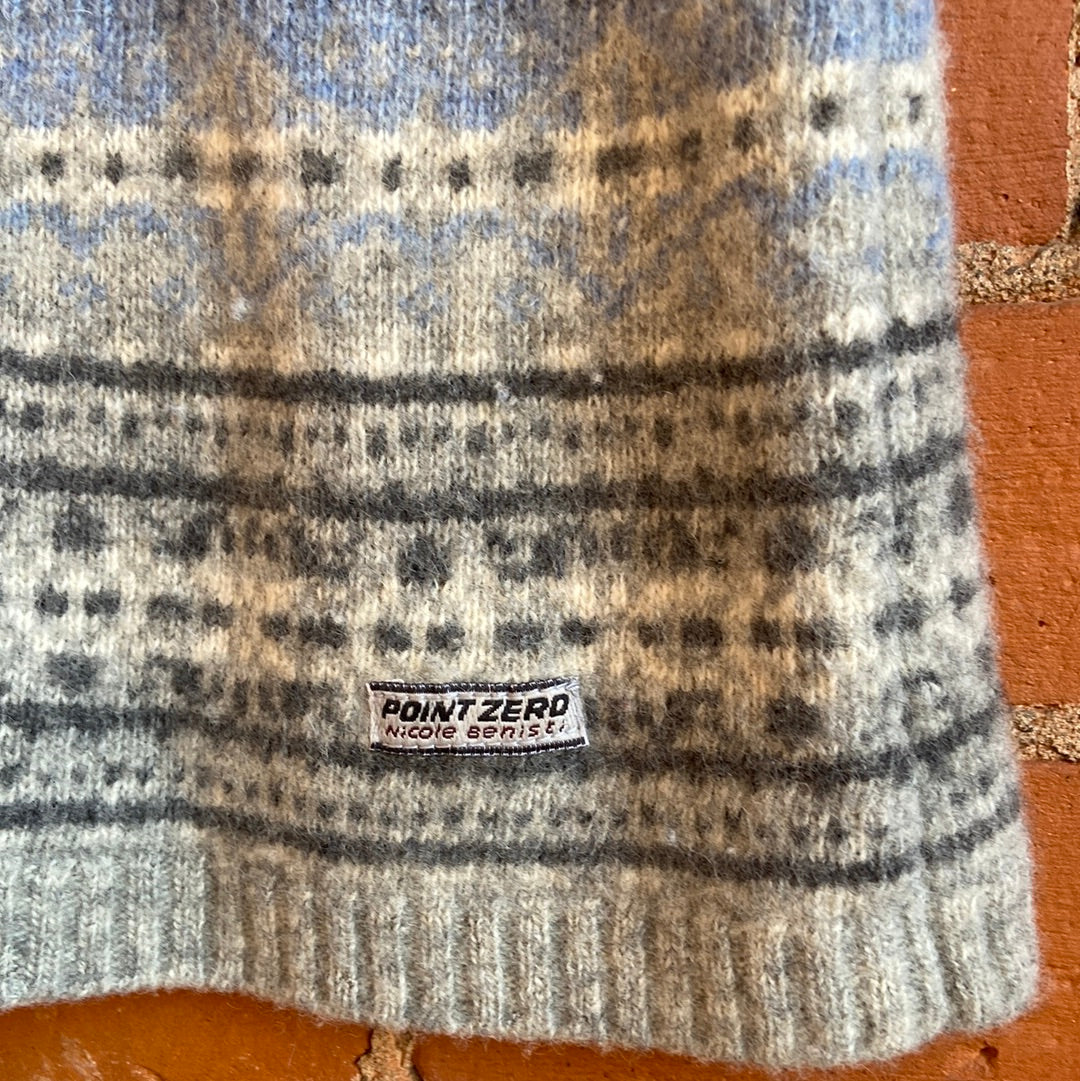 Light Blue Lambswool Sweater Vest