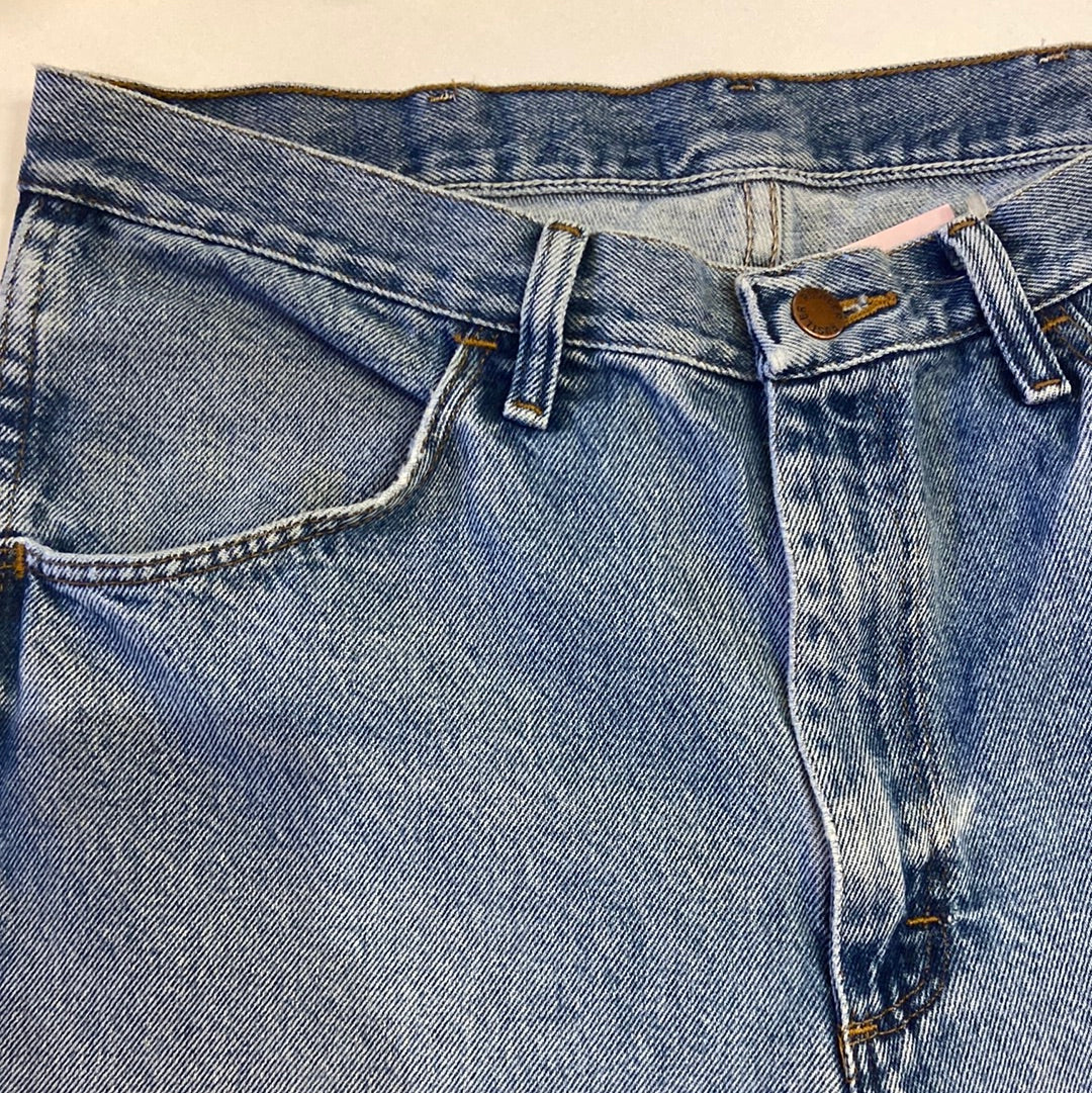 Light-Wash Rustler Denim