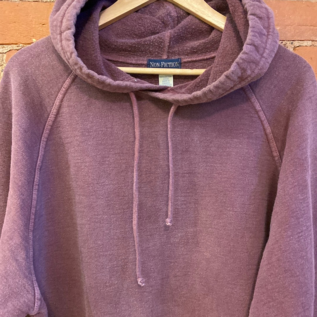 90’s Light Burgandy Stonewashed Hoodie