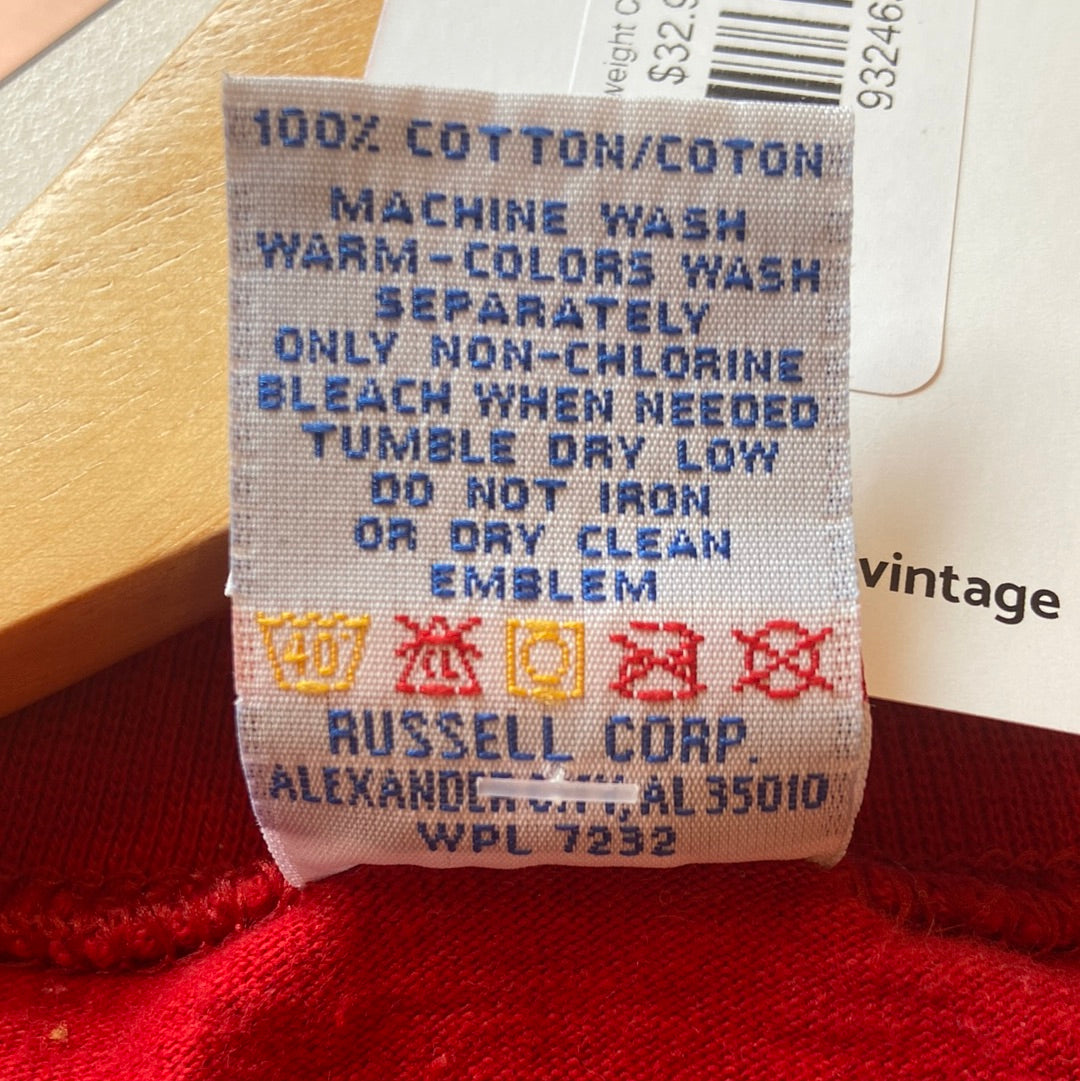 Red Heavyweight Cotton Cougar T-Shirt