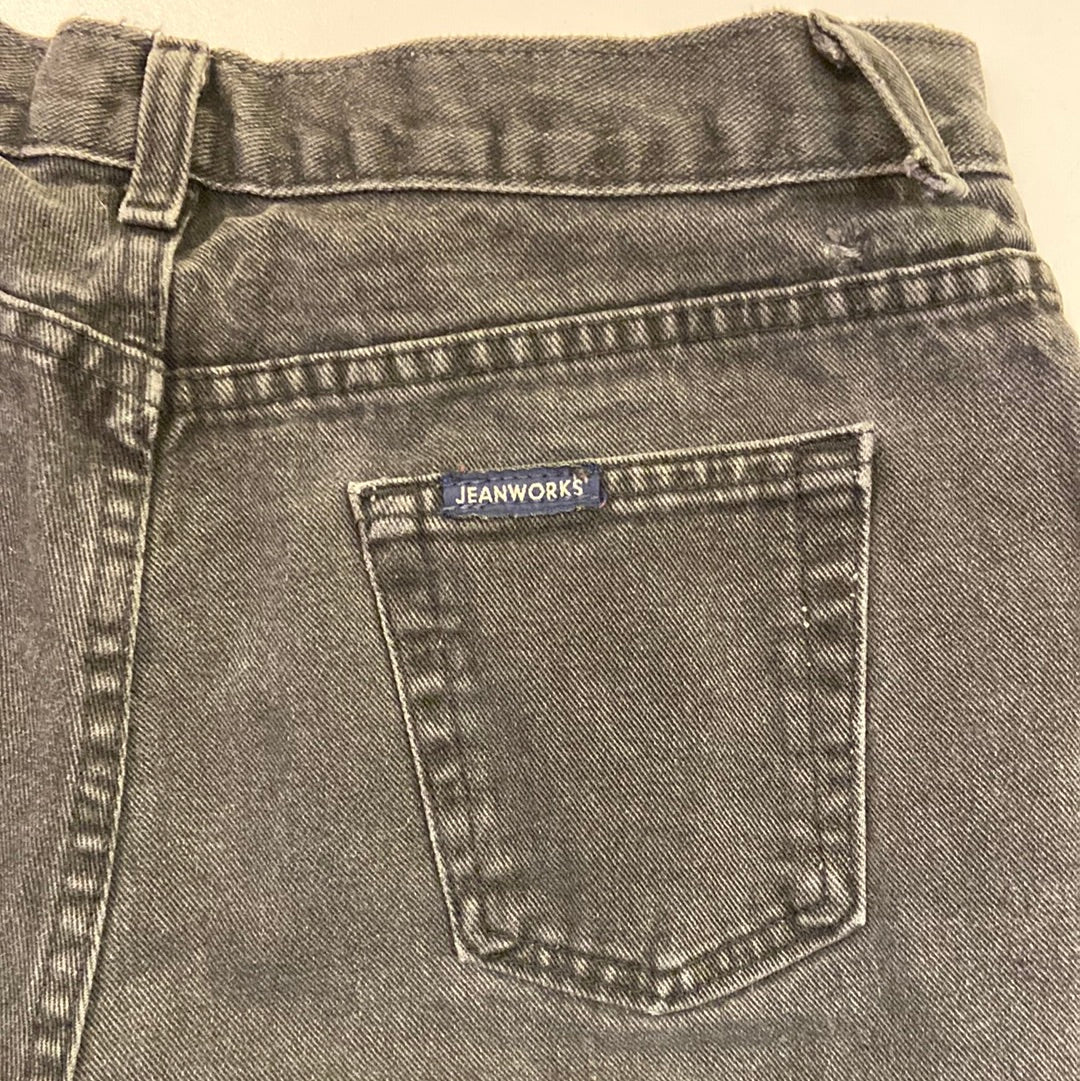 Washed Black Denim
