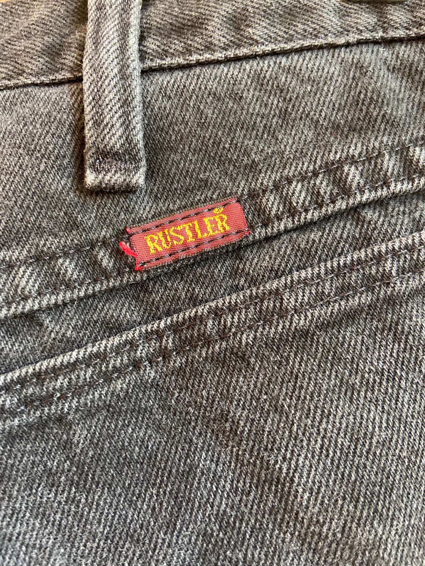 90’s Rustler Black Wash Jeans
