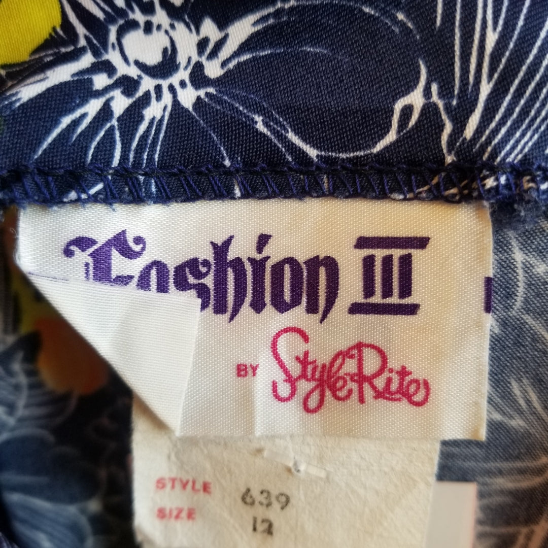 1970s Fashion III by StyleRite Floral Maxi Dress