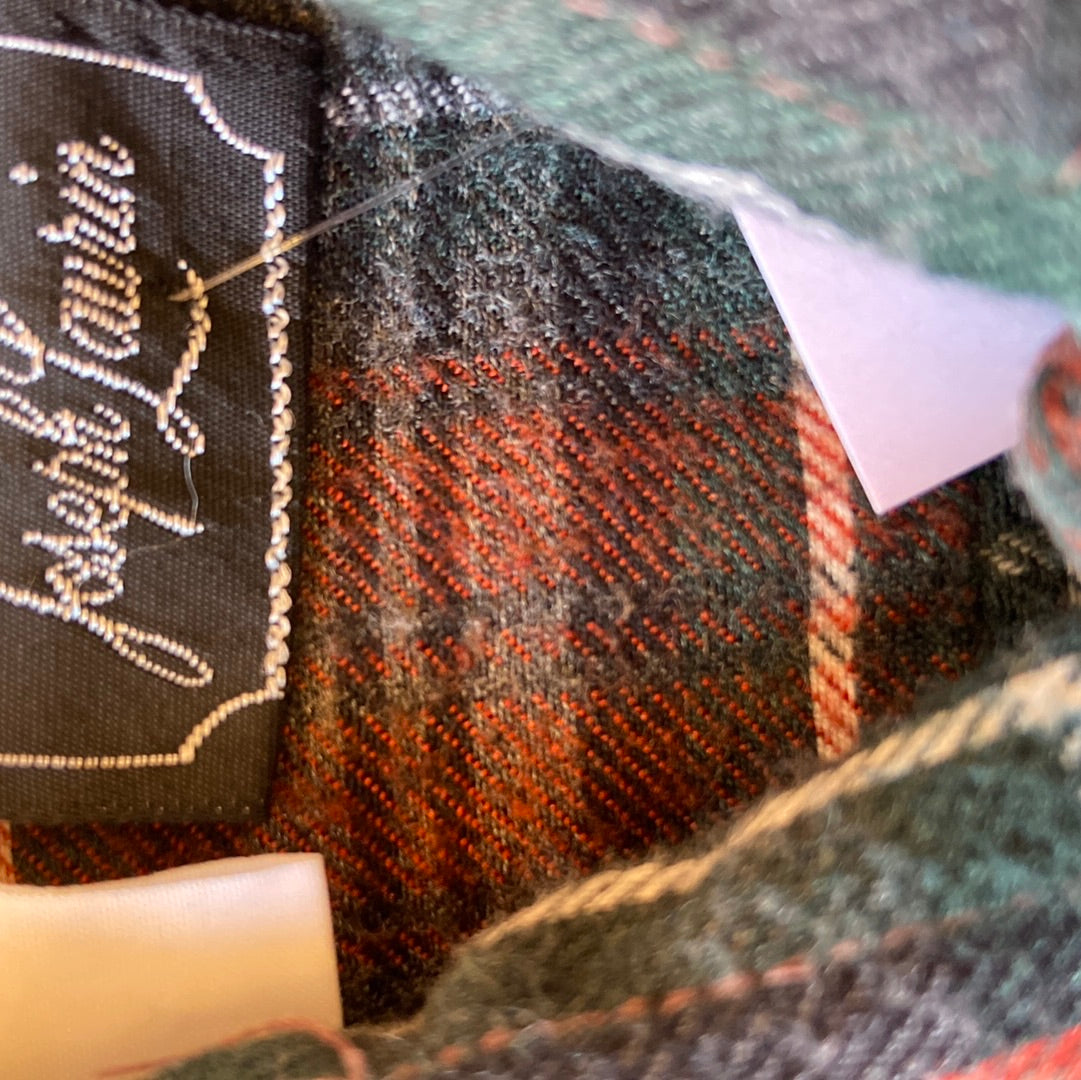 Red & Green Plaid Flannel Shirt