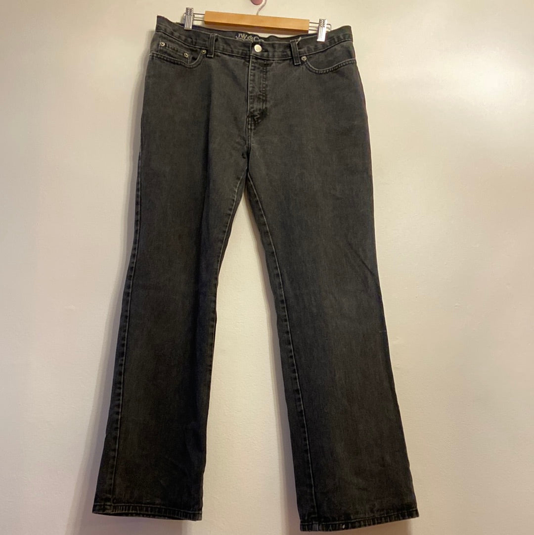 Washed Black Denim