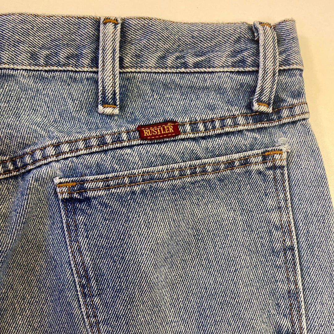 Light-Wash Rustler Denim