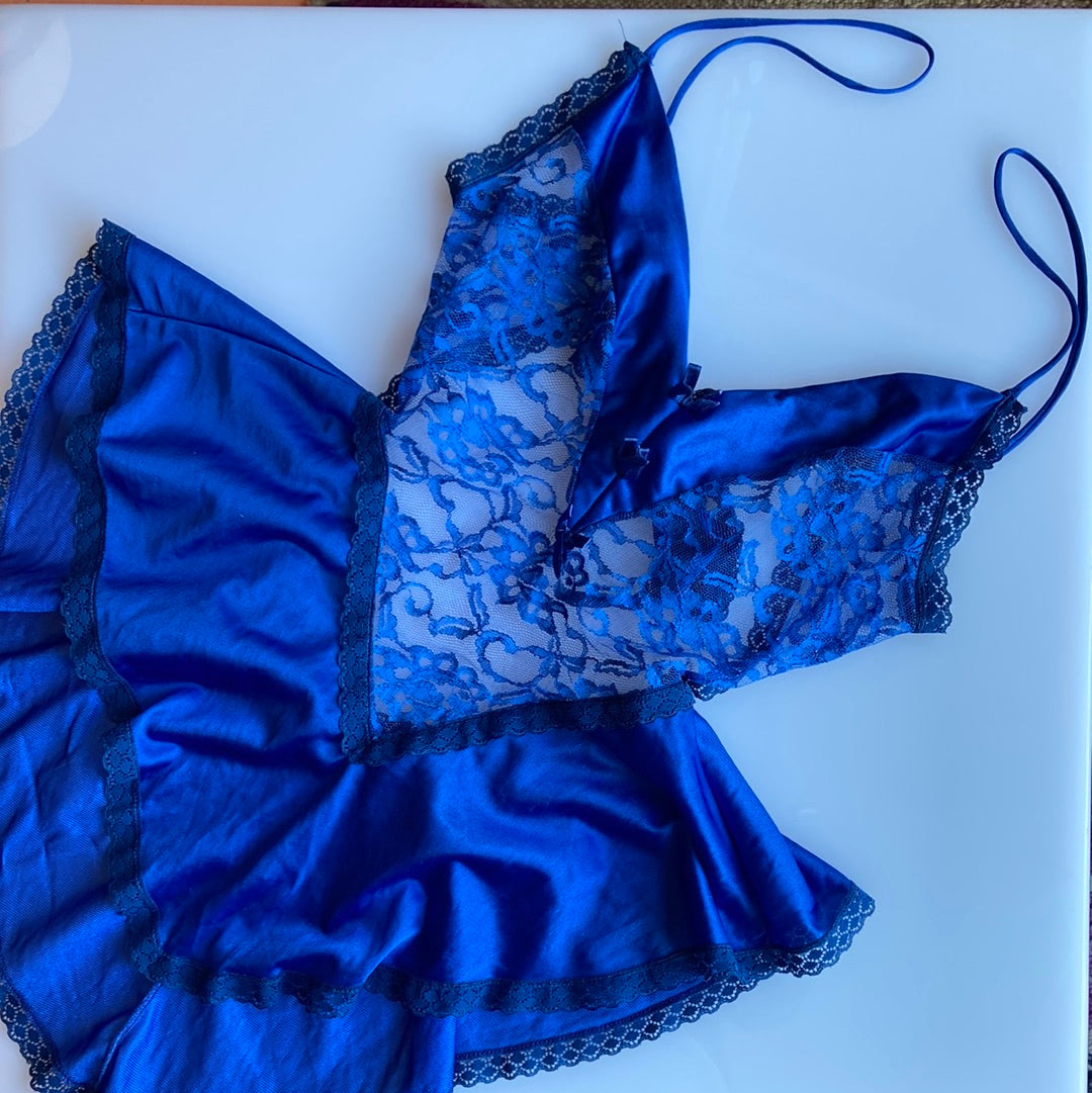 Cobalt Blue Open Teddy