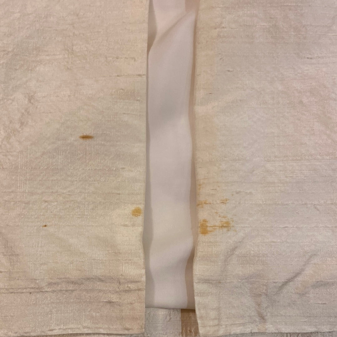 60’s Cream Raw Silk Dress