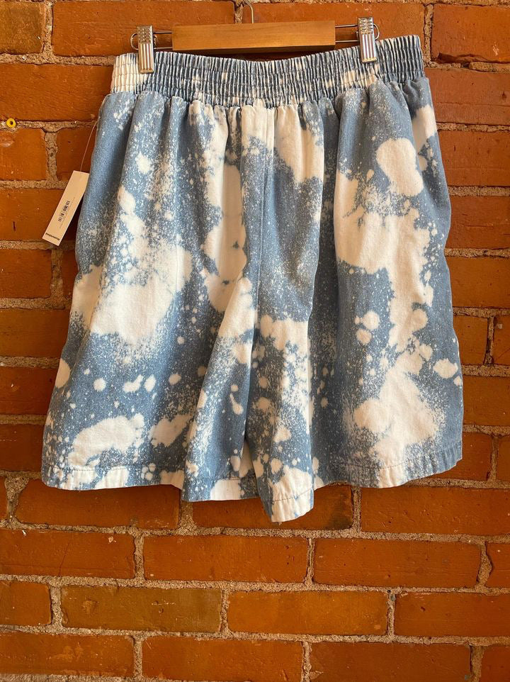 80’s Tie Dye Wash High Waisted Shorts