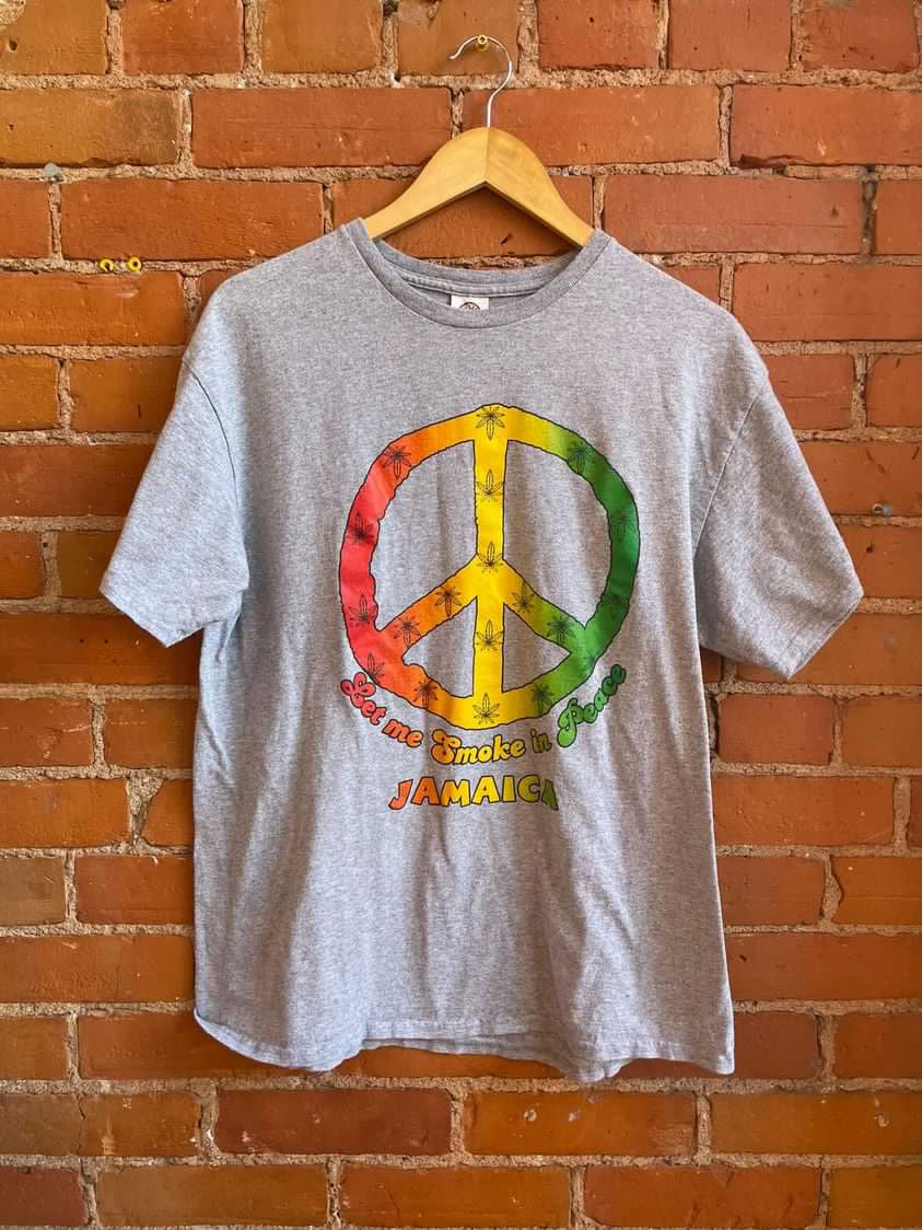 Let Me Smoke in Peace Jamaican Graphic Tee