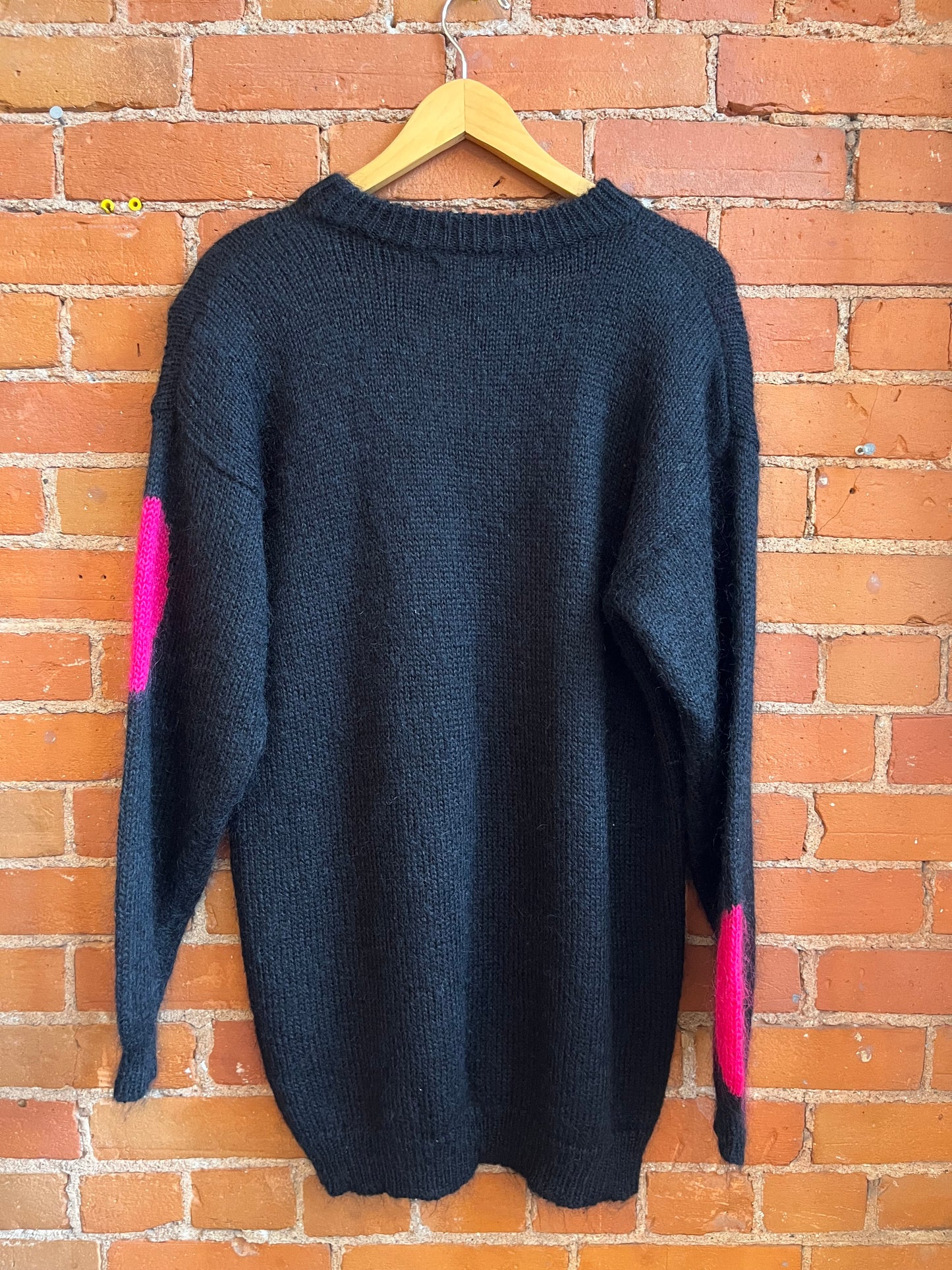 Mohair Black Polkadot Sweater