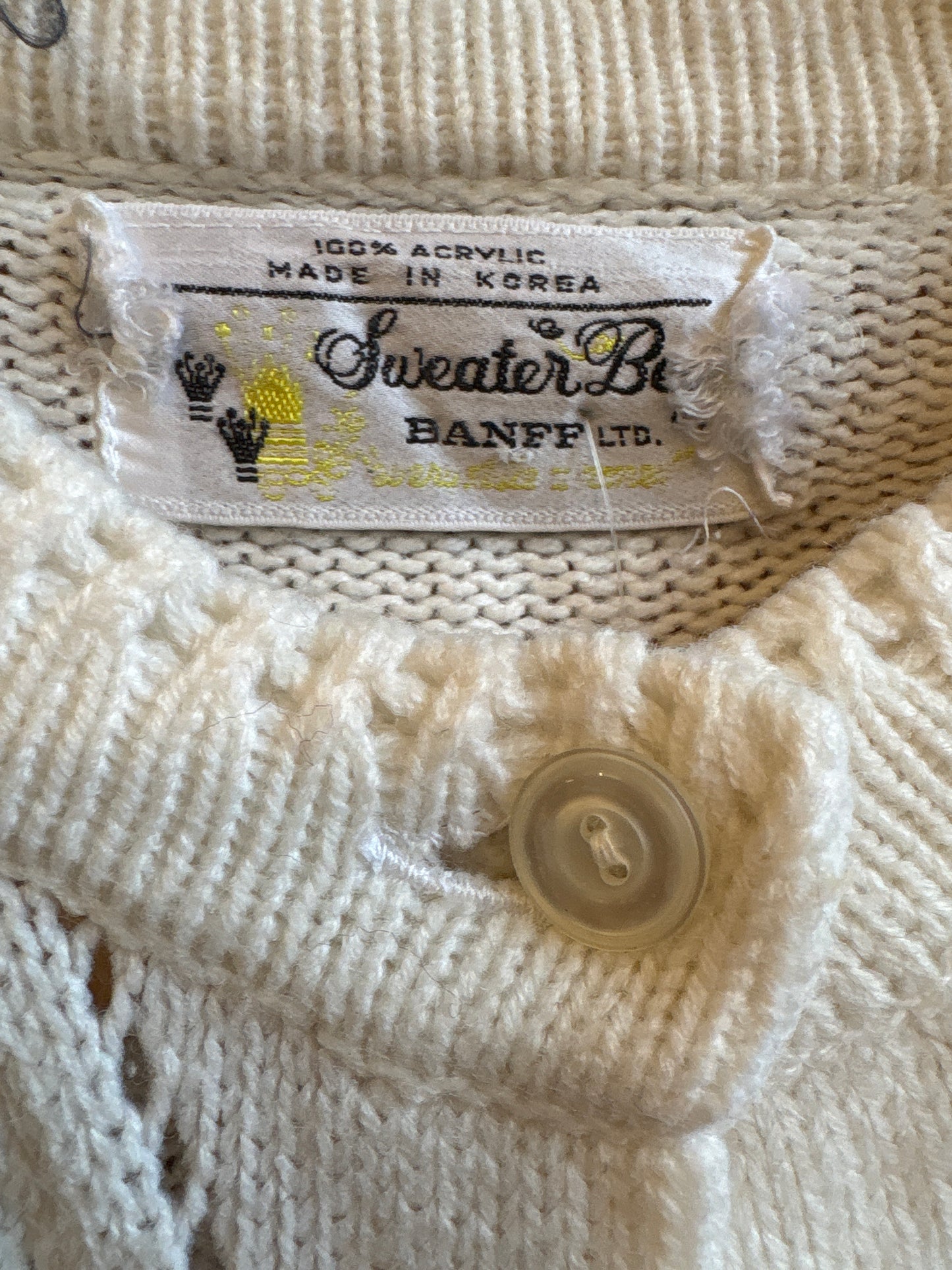 Embroidered Flower Cottage Cardigan