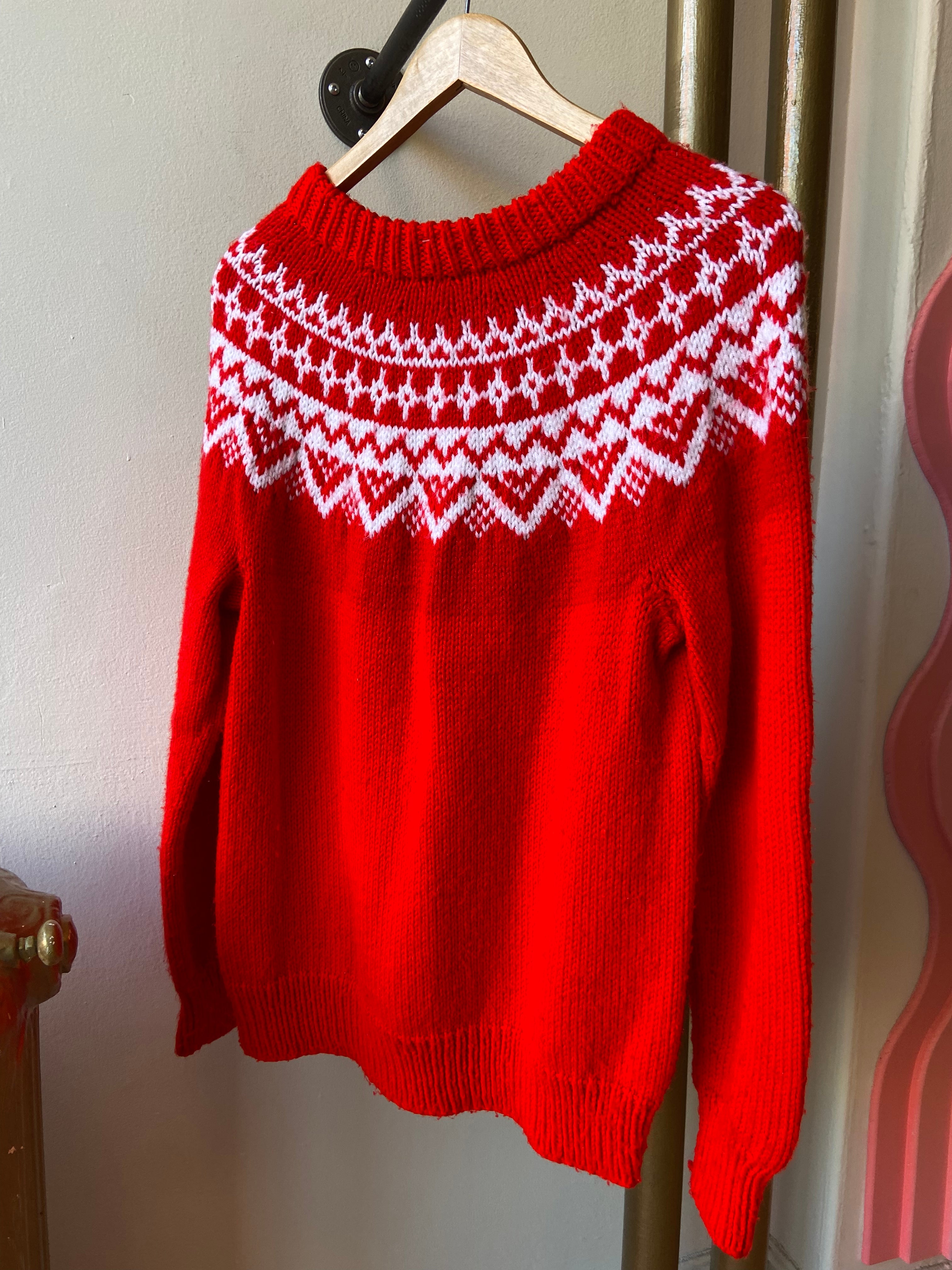 Hand knitted fair hot sale isle sweaters