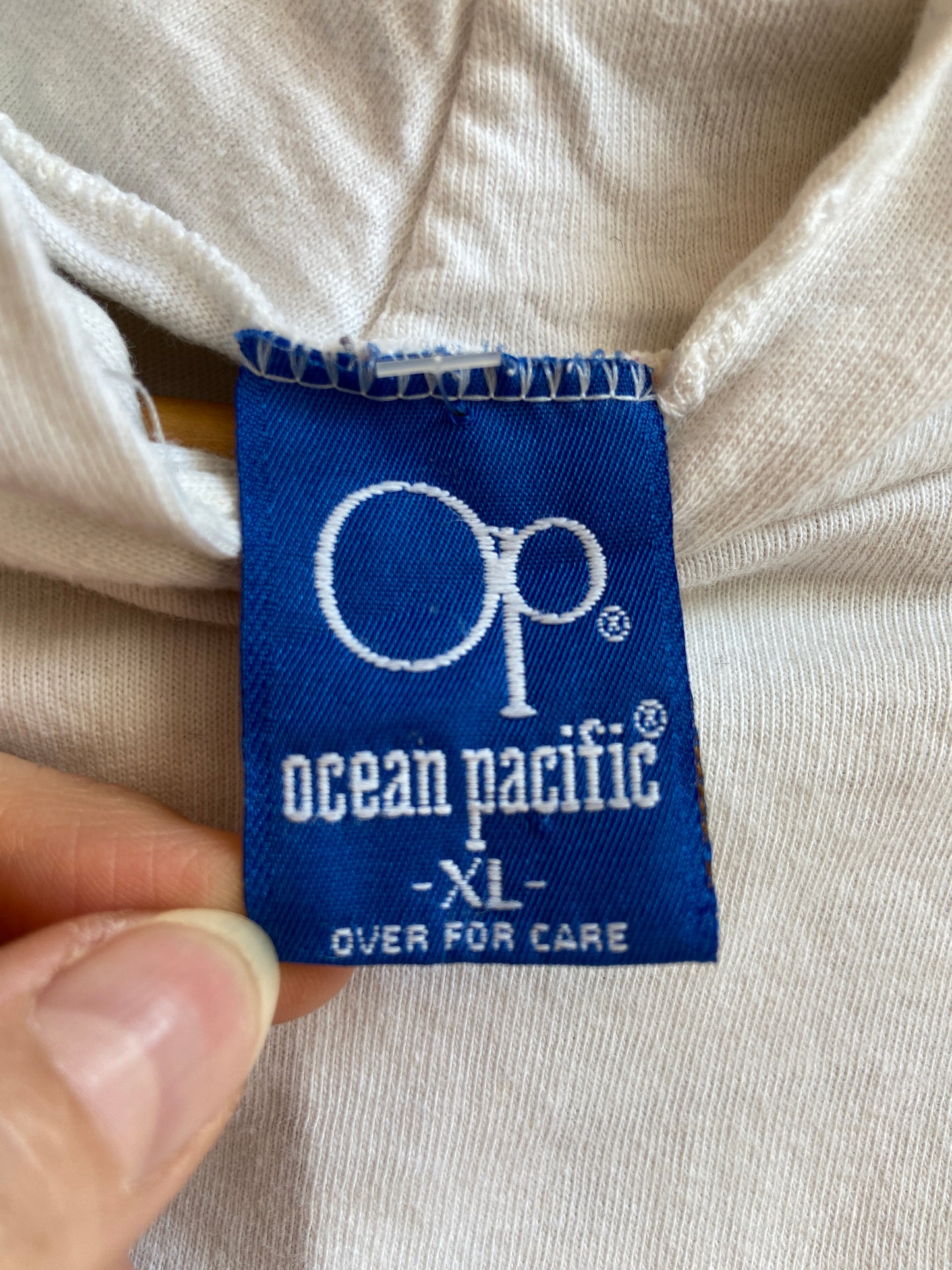 1983 Ocean Pacific Hooded Tee shirt