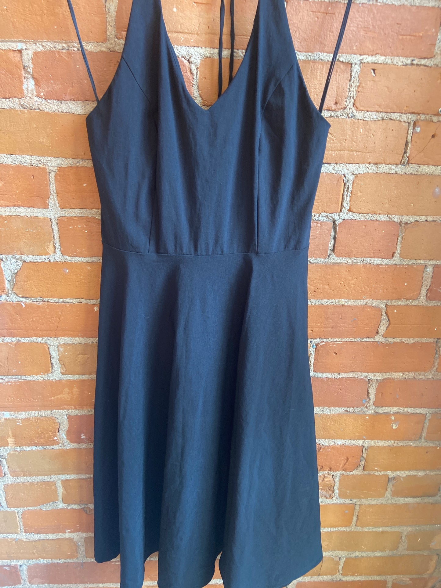 90's Smart Set Black Halter Dress