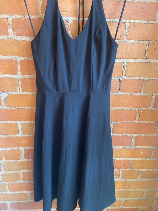 90's Smart Set Black Halter Dress