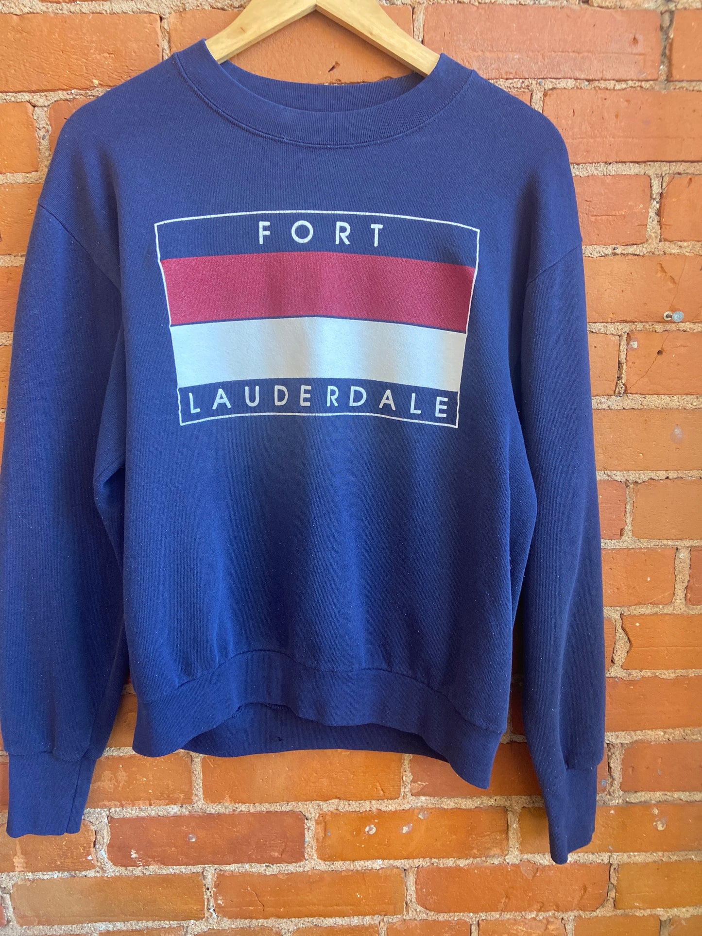 Navy Fort Lauderdale Crewneck