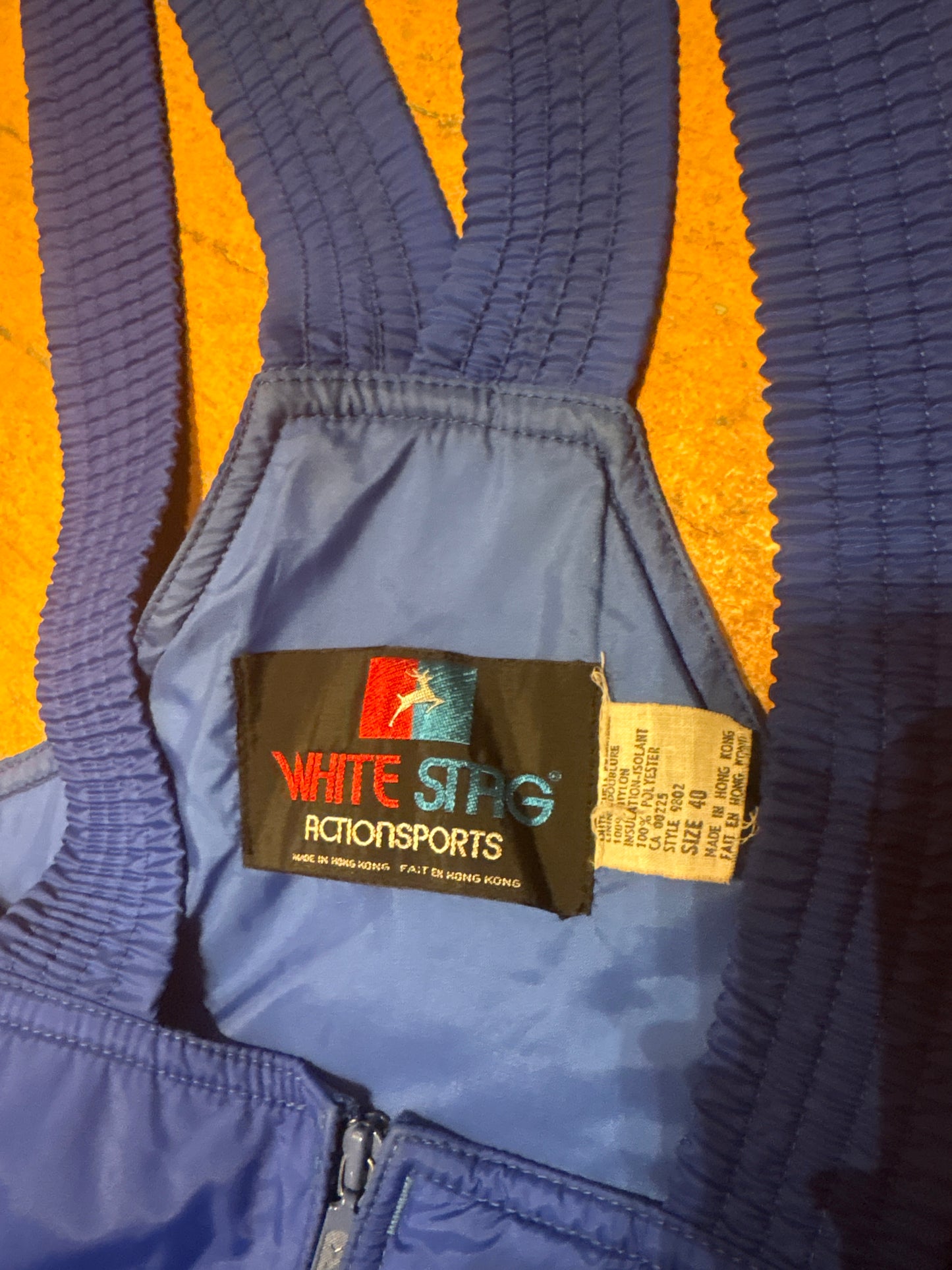 *70's Yellow & Blue Ski Set *As is