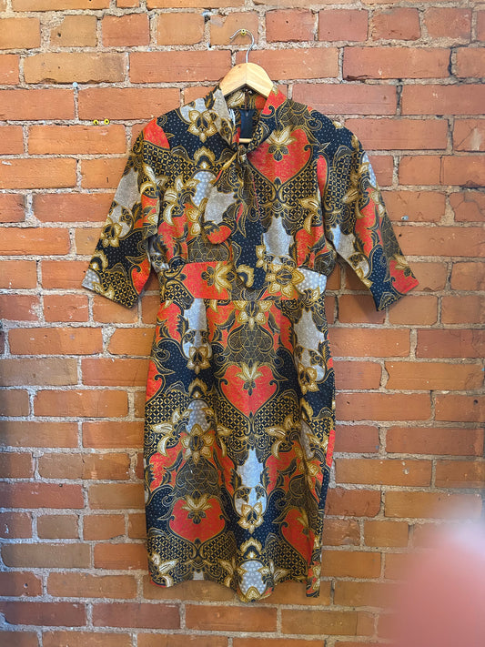 Indonesia Print Dress