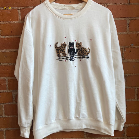 Crewneck Cat Sweater