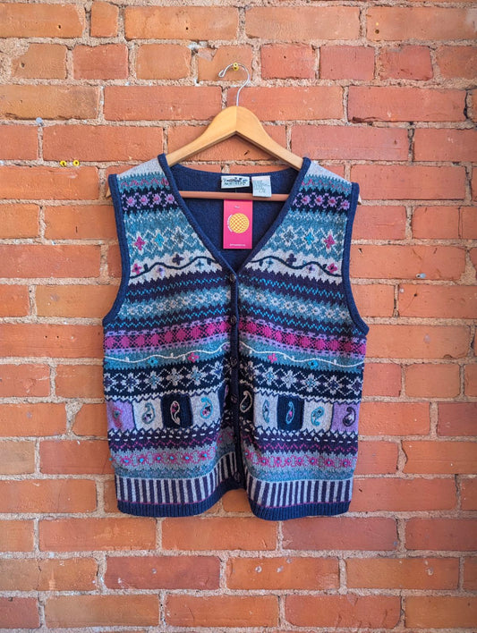 1990s Northern Reflections Sweater Vest