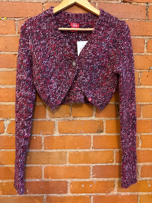 Y2K Esprit Purple & Pink Knit Shrug