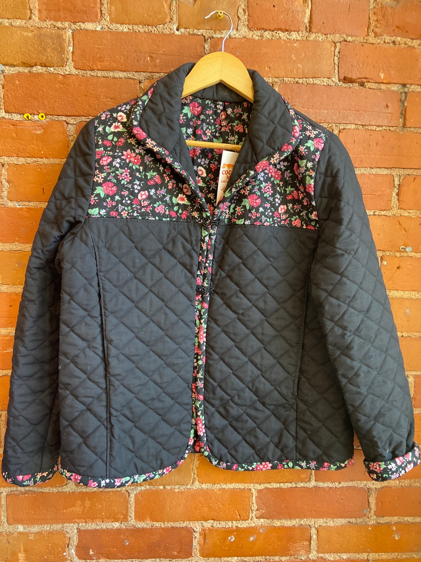 Handmade Dark Quilted jacket