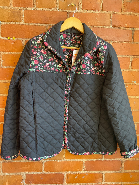 Handmade Dark Quilted jacket