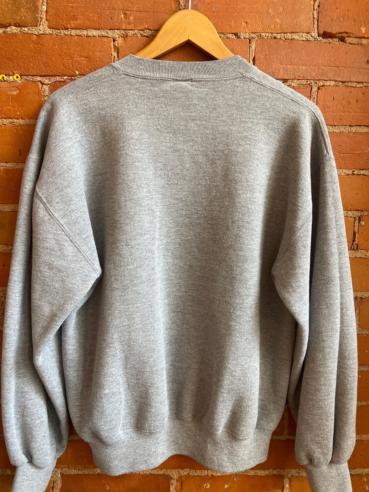 Grey Wilfrid Laurier Crewneck Sweatshirt