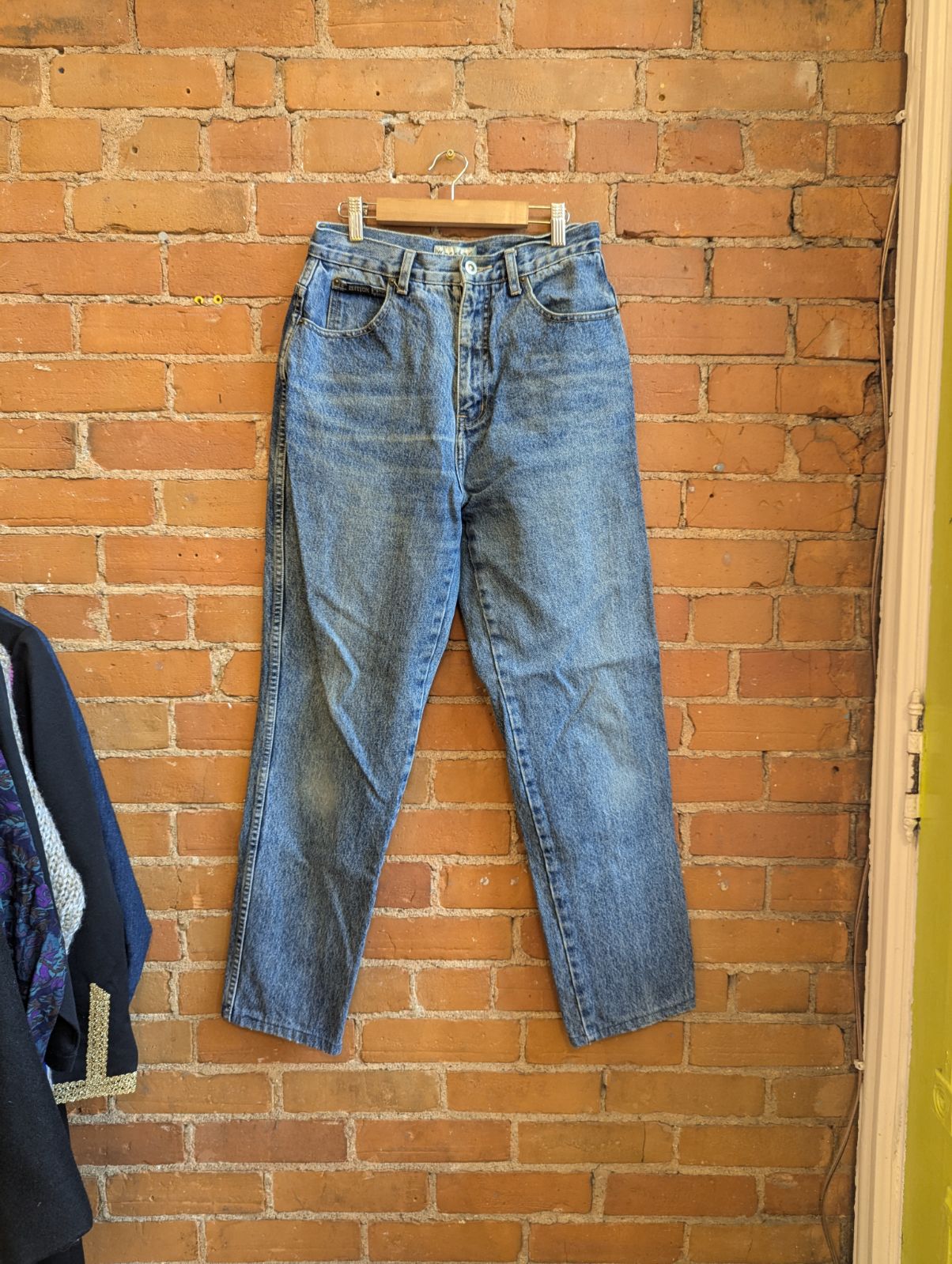 1990s Weekend Editions Medium Wash Straight Leg Jeans