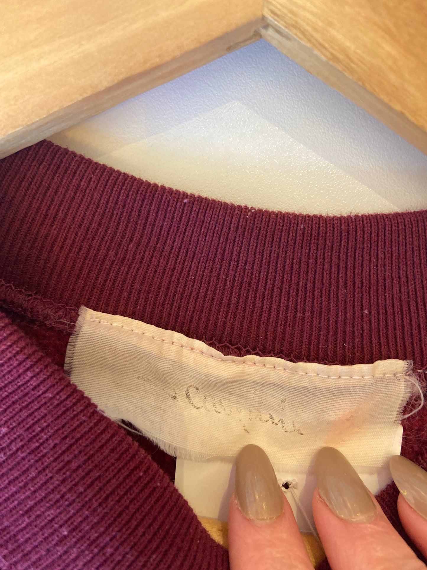 Burgundy & Navy Arctic Sport Crewneck