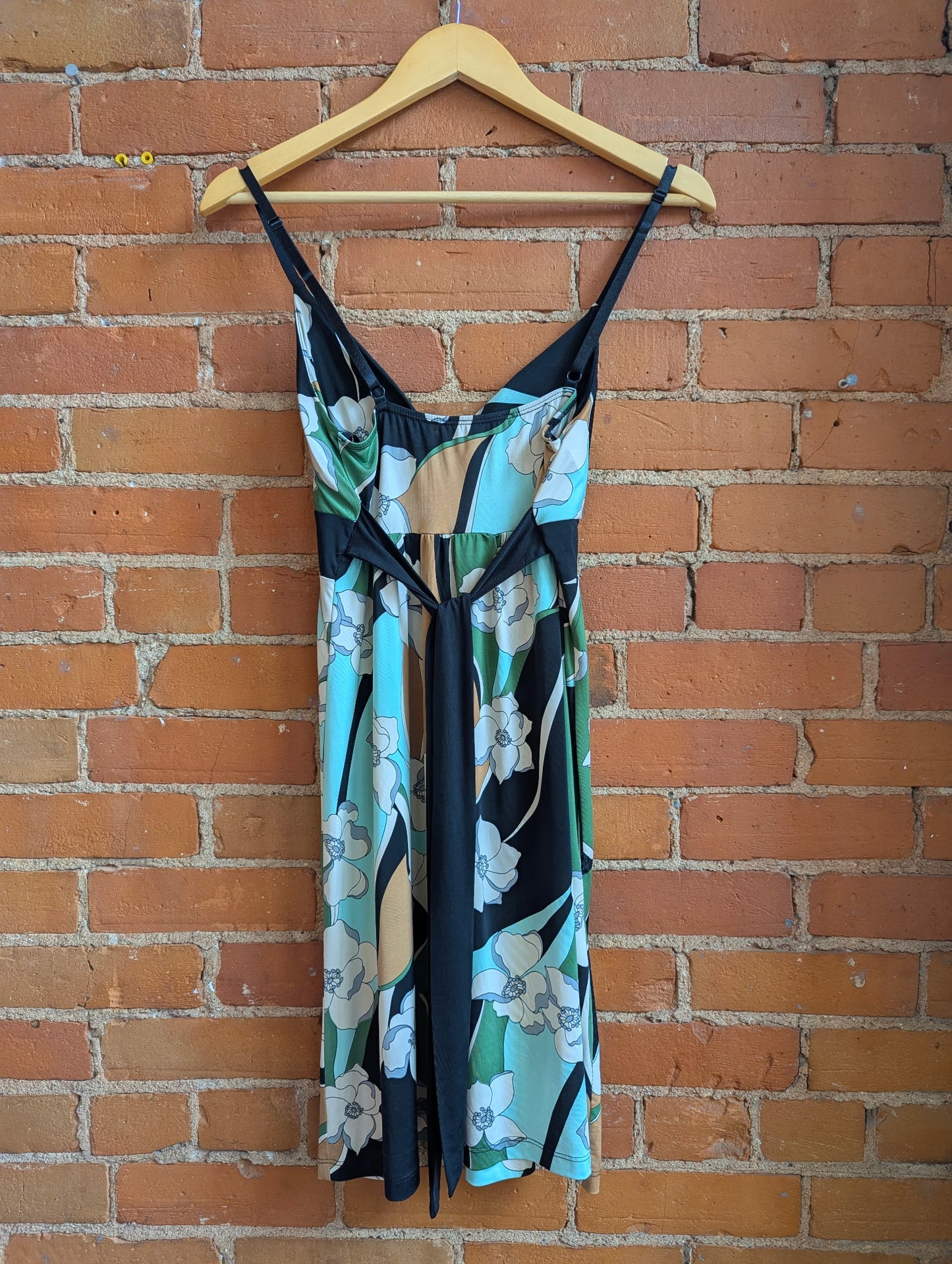 Y2K C'est Moi Clothing Co. Groovy Floral Print Mini Dress