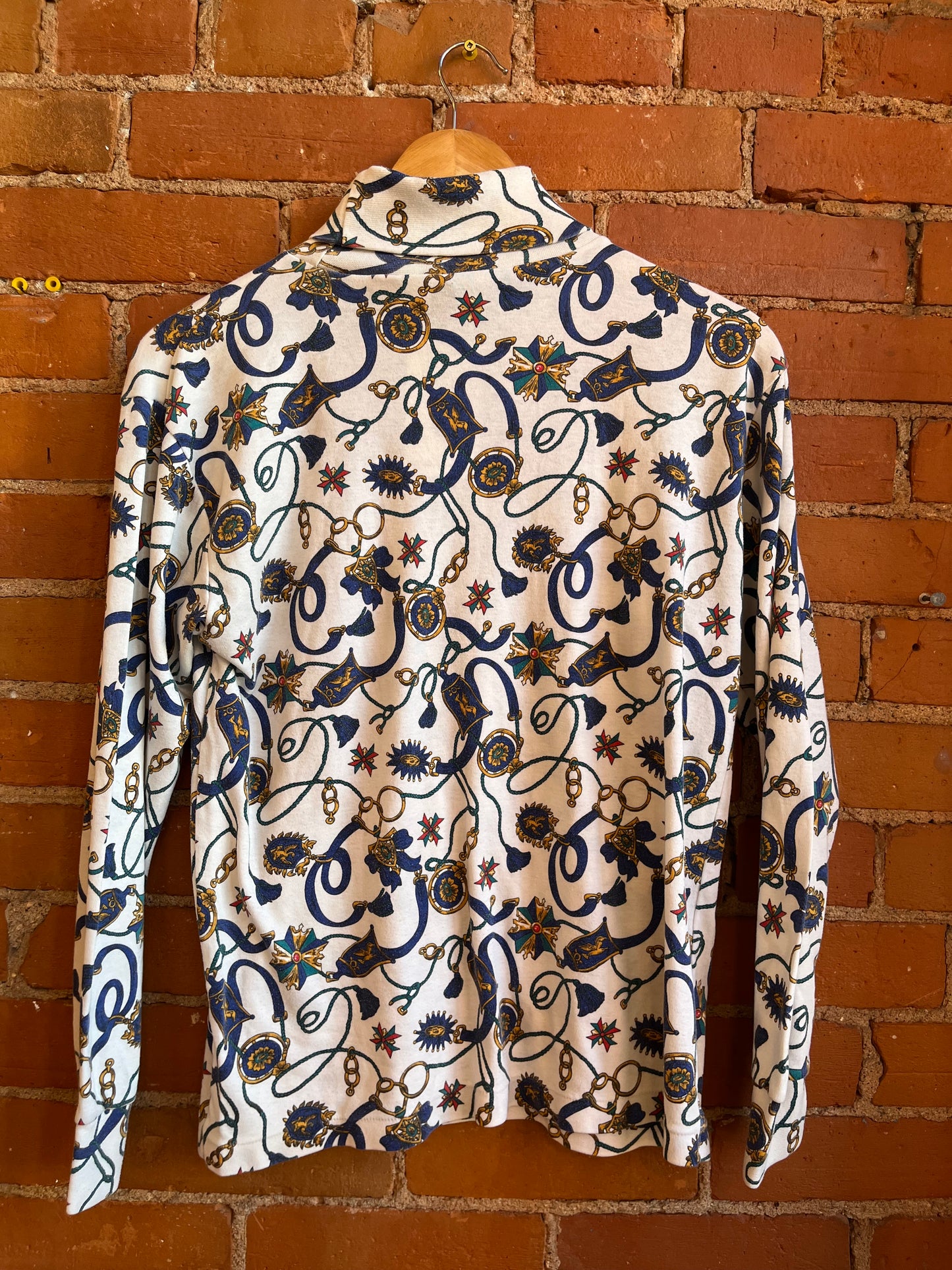 80’s Chain Print Turtleneck