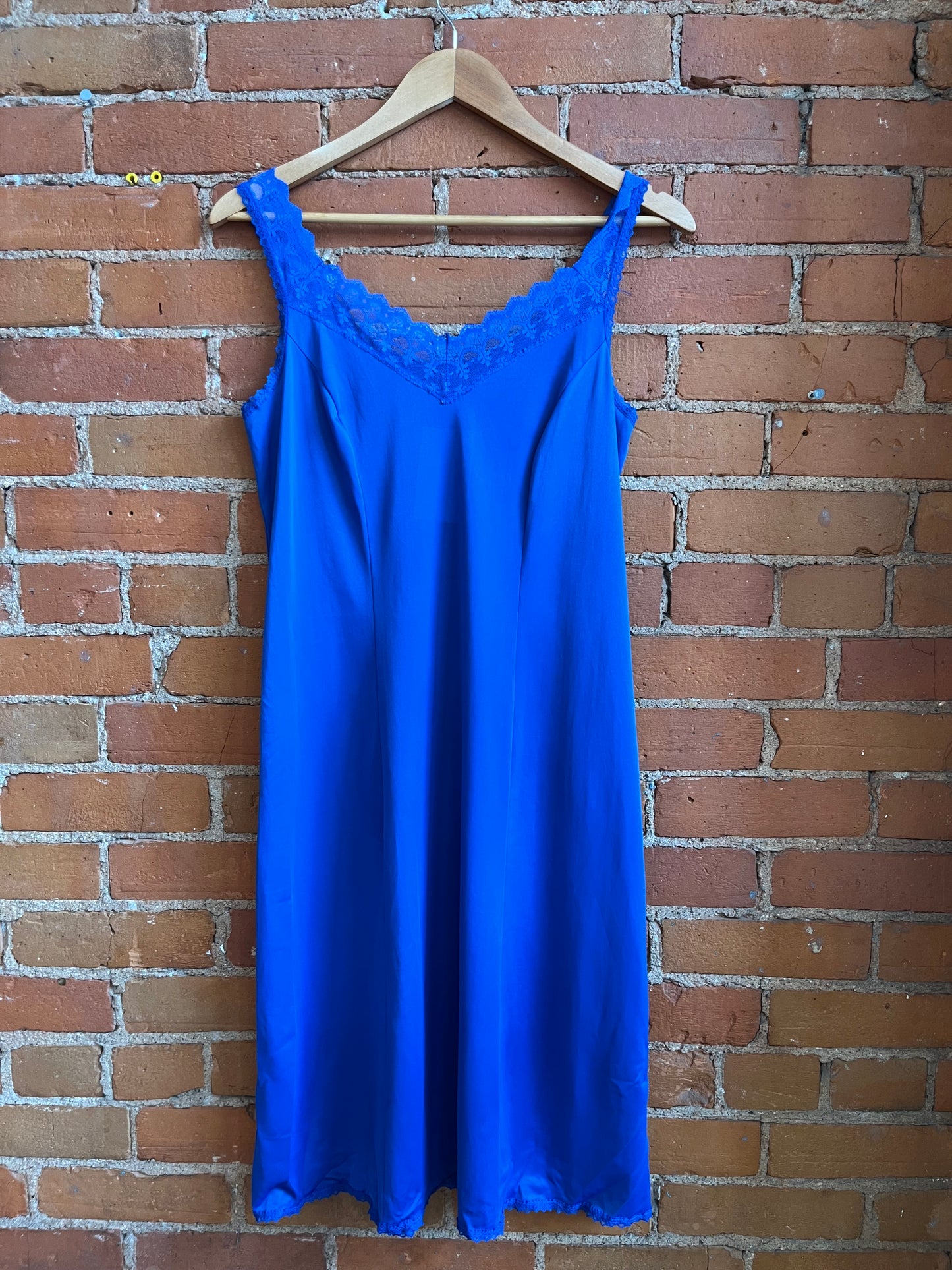 Bright Blue Vintage Slip