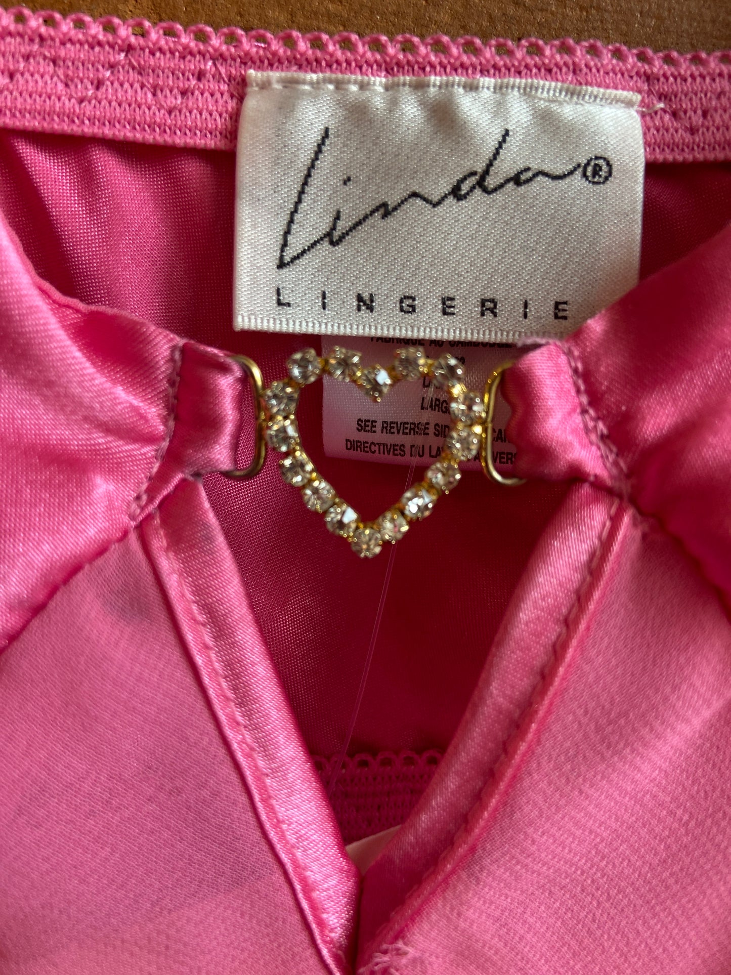 Pink bow lingerie nightie
