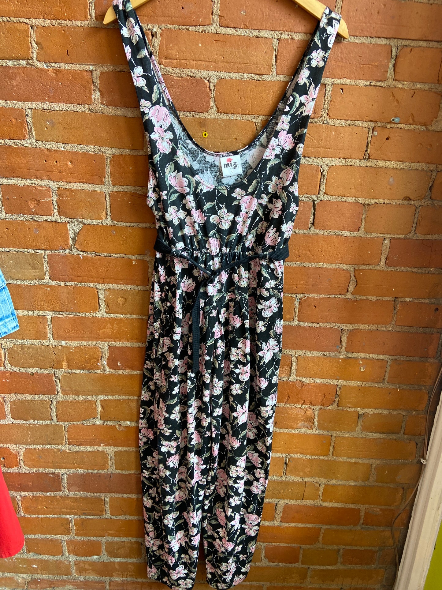 90’s Floral Jumpsuit