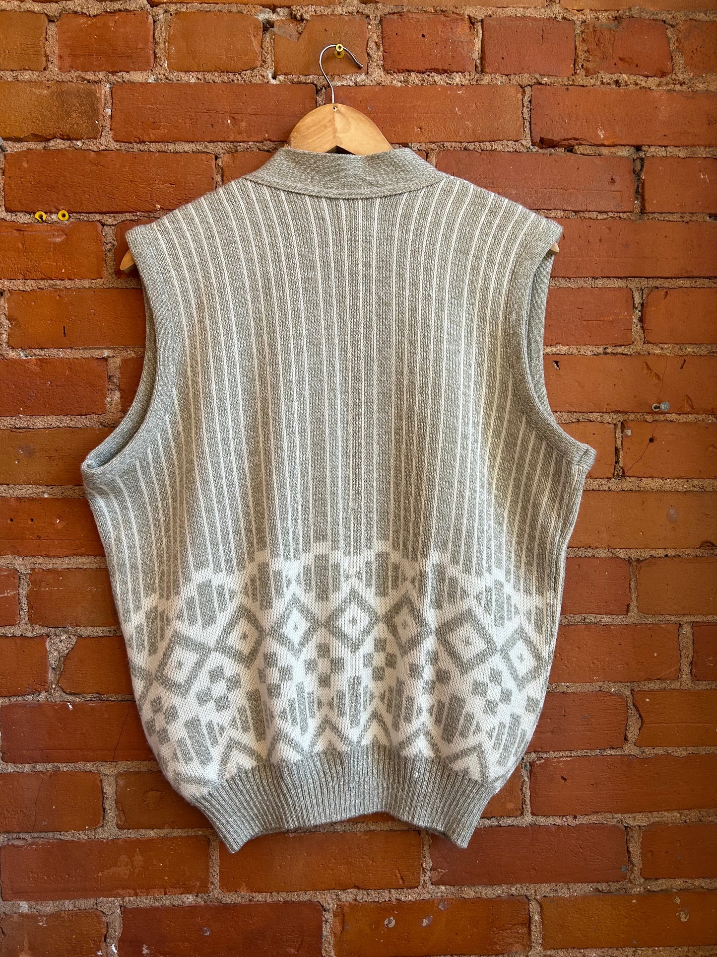 Grey Knit Sears Vest