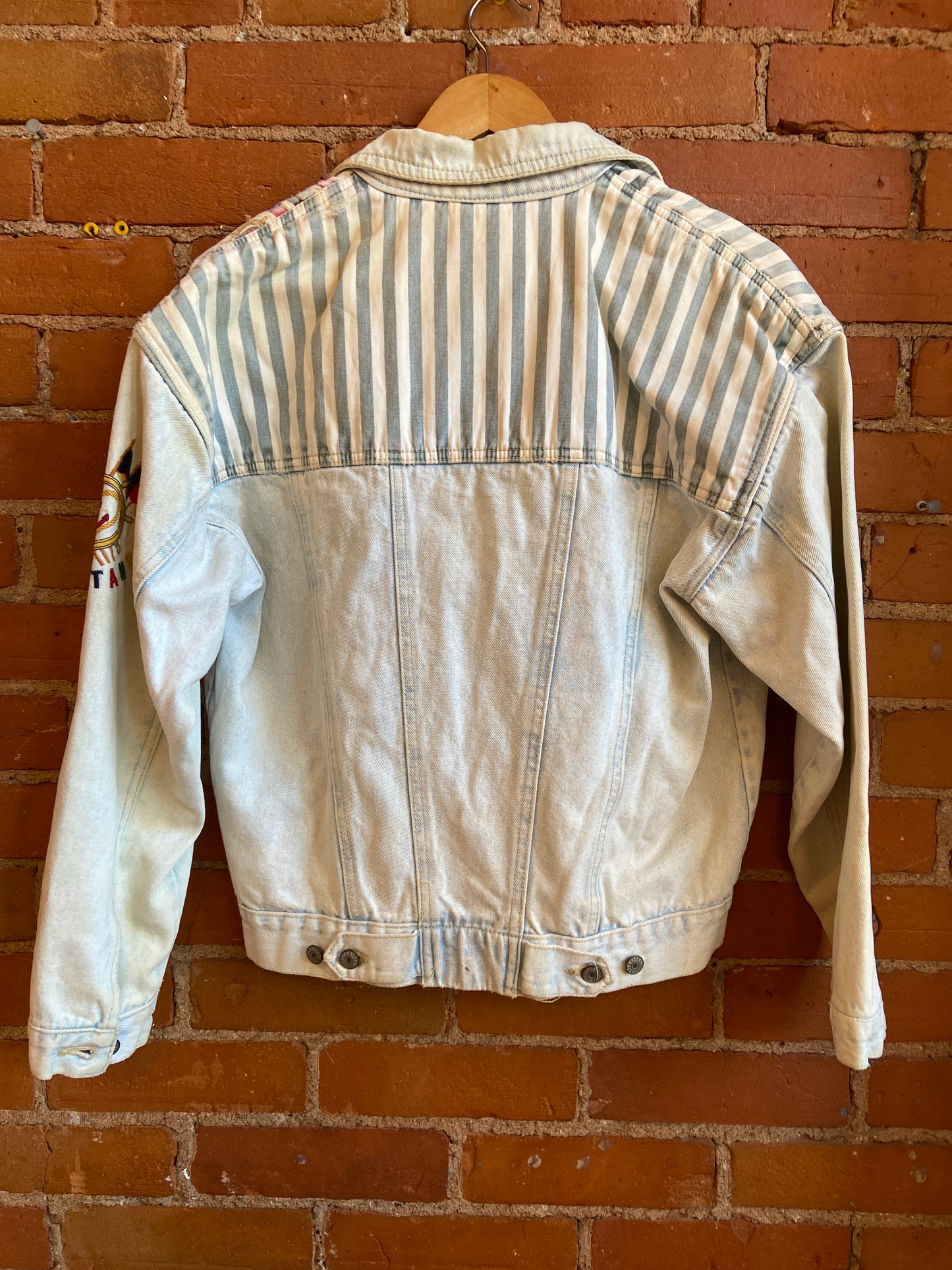 90s Printed Denim Jacket