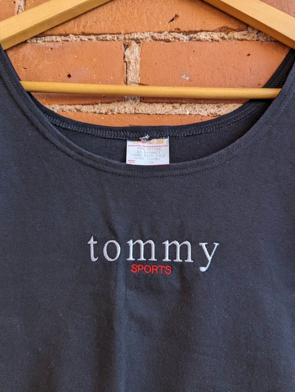 1990s Tommy Sports Embroidered Tank