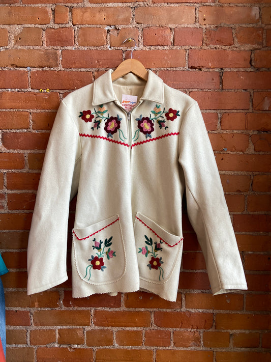 Hanmade Wool Embroidered Jacket