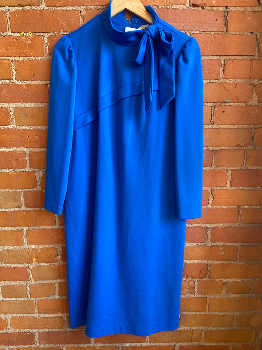 70’s Pussy Bow Tie Dress