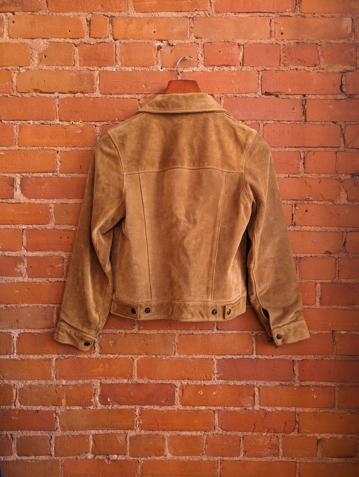 1990s Roots Brand New With Tags Tan Suede Jacket