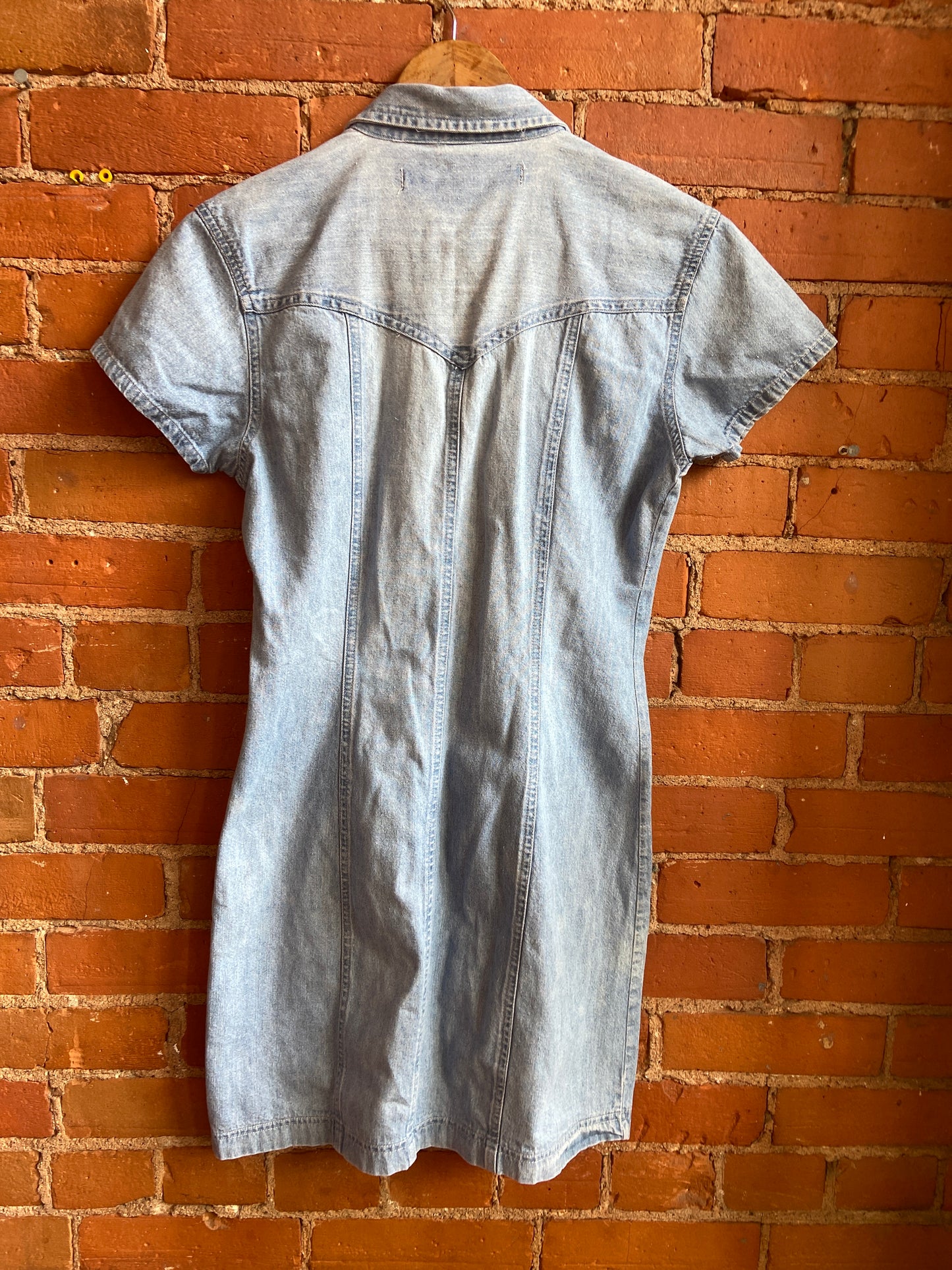 90’s Denim Short Sleeve Dress